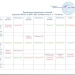 расписание внеурочных занятий в 1-4 классах 2020-2021
